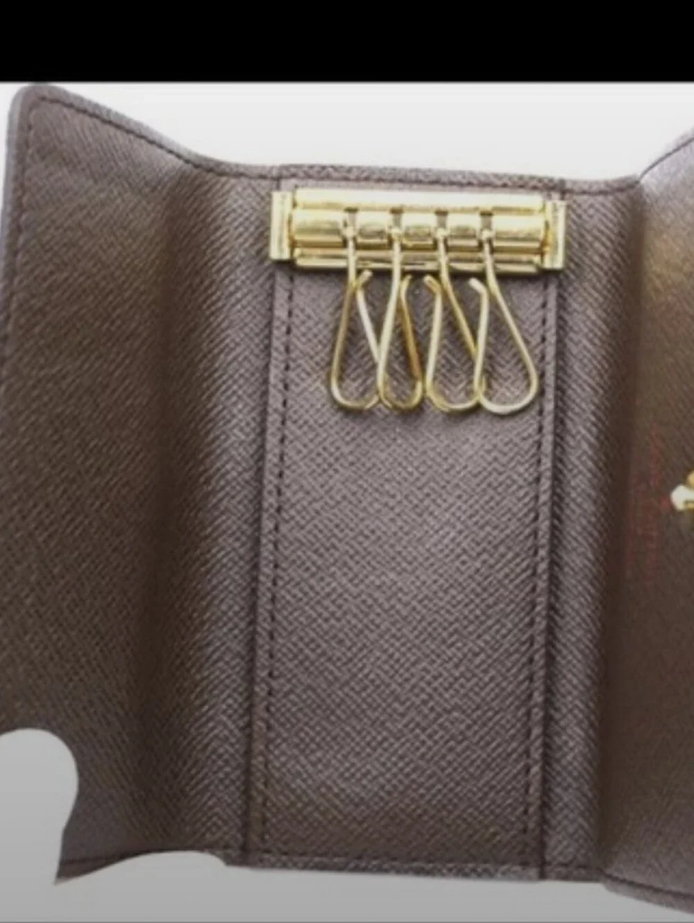 Louis Vuitton Brown Damier Canvas Key Holder
